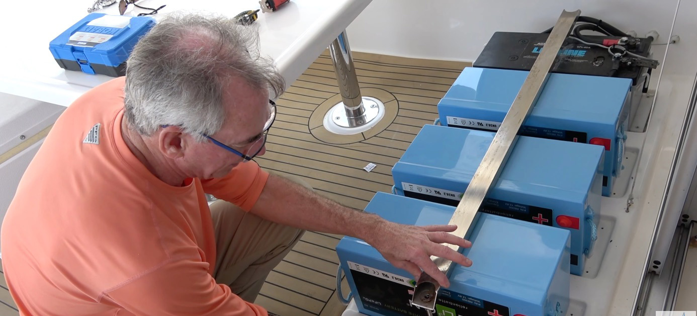 Installing RELiON lithium batteries on a sailing catamaran Installing RELiON lithium batteries on a sailing catamaran