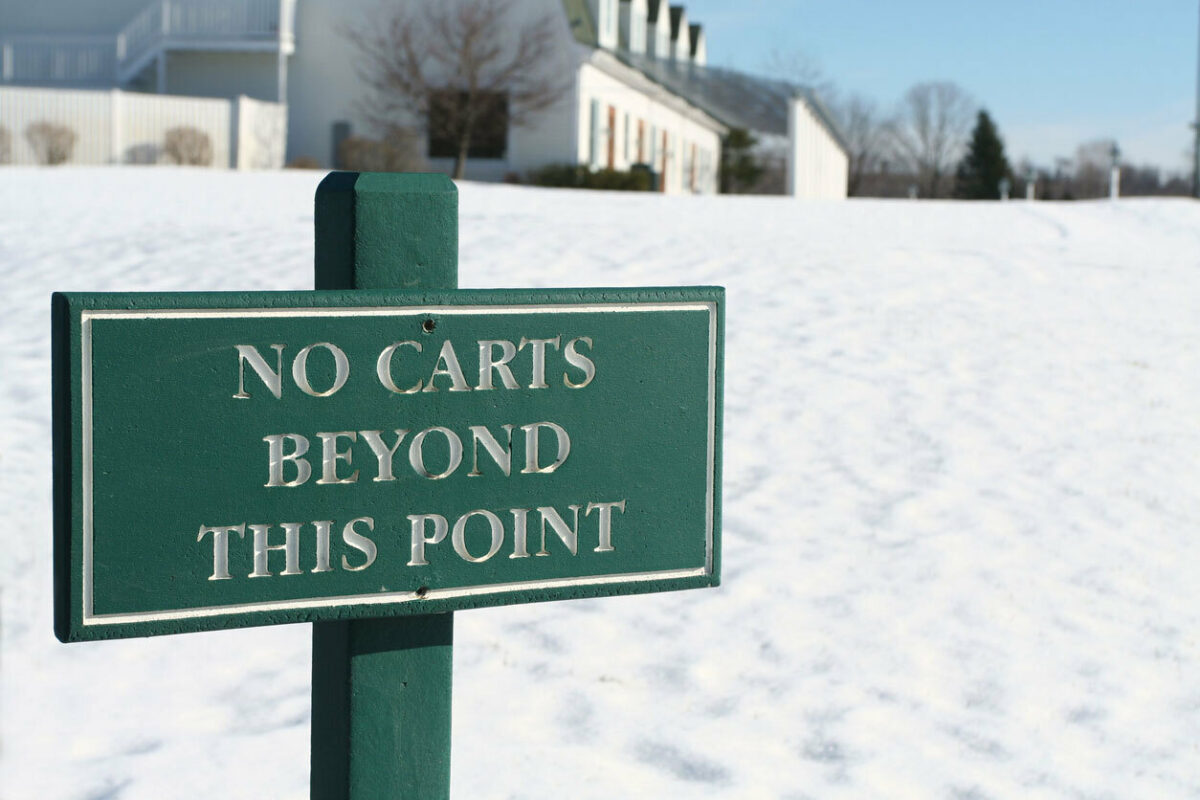 Electric Golf Cart Winter Storage Tips