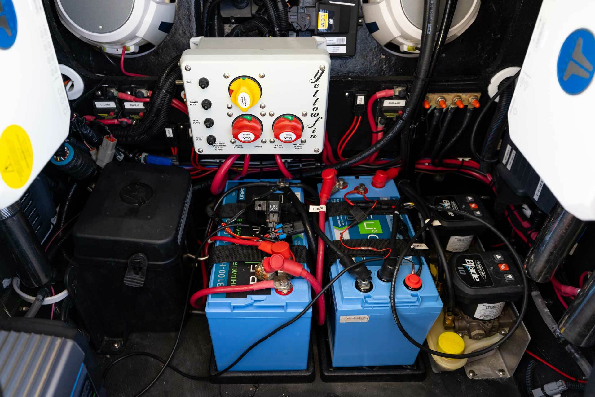 Charging setup for lithium marine batteries