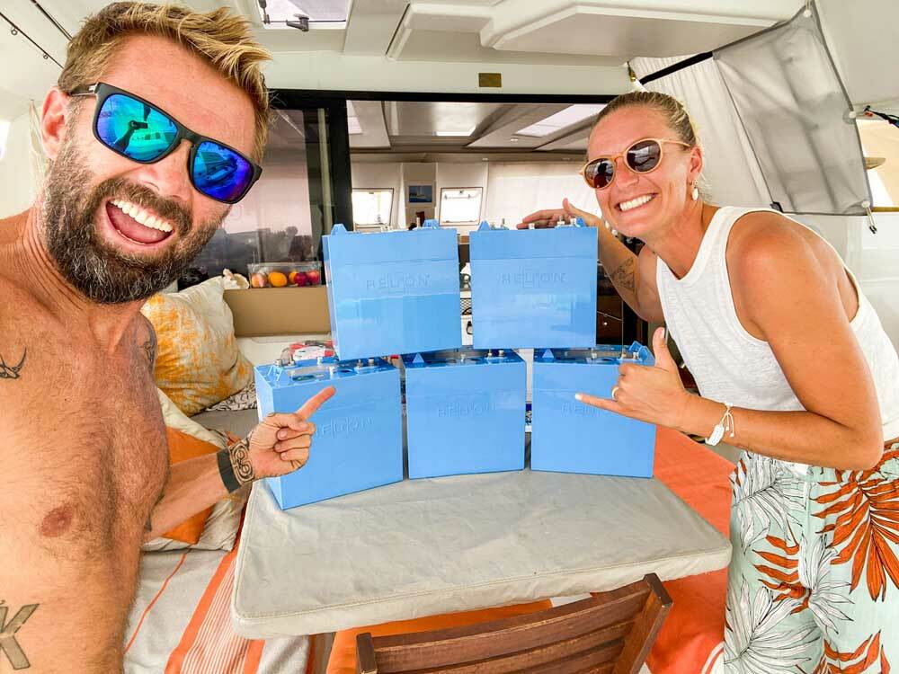 unboxing lithium sailboat batteries unboxing lithium sailboat batteries