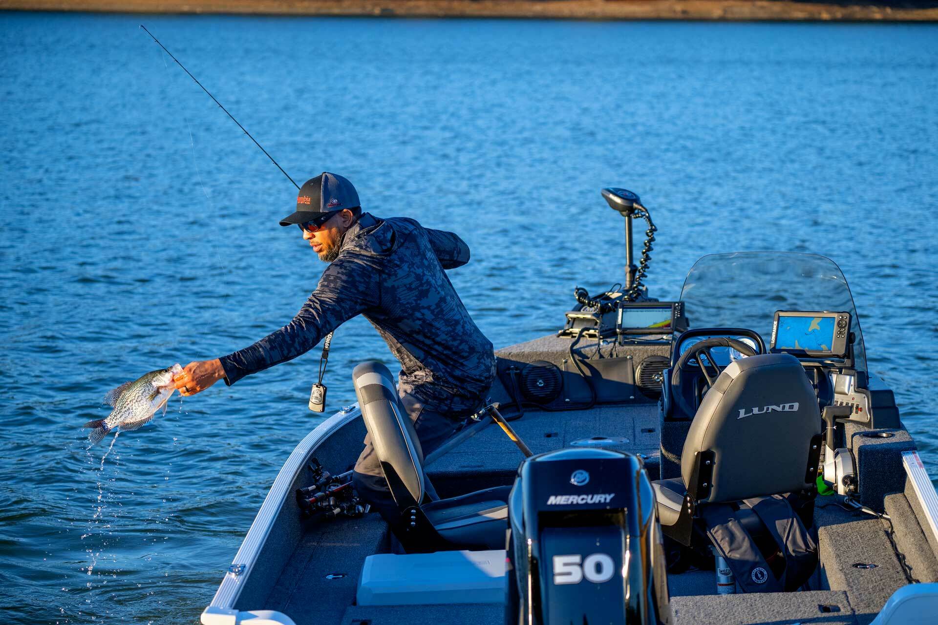 Fishing with a lithium powered trolling motor