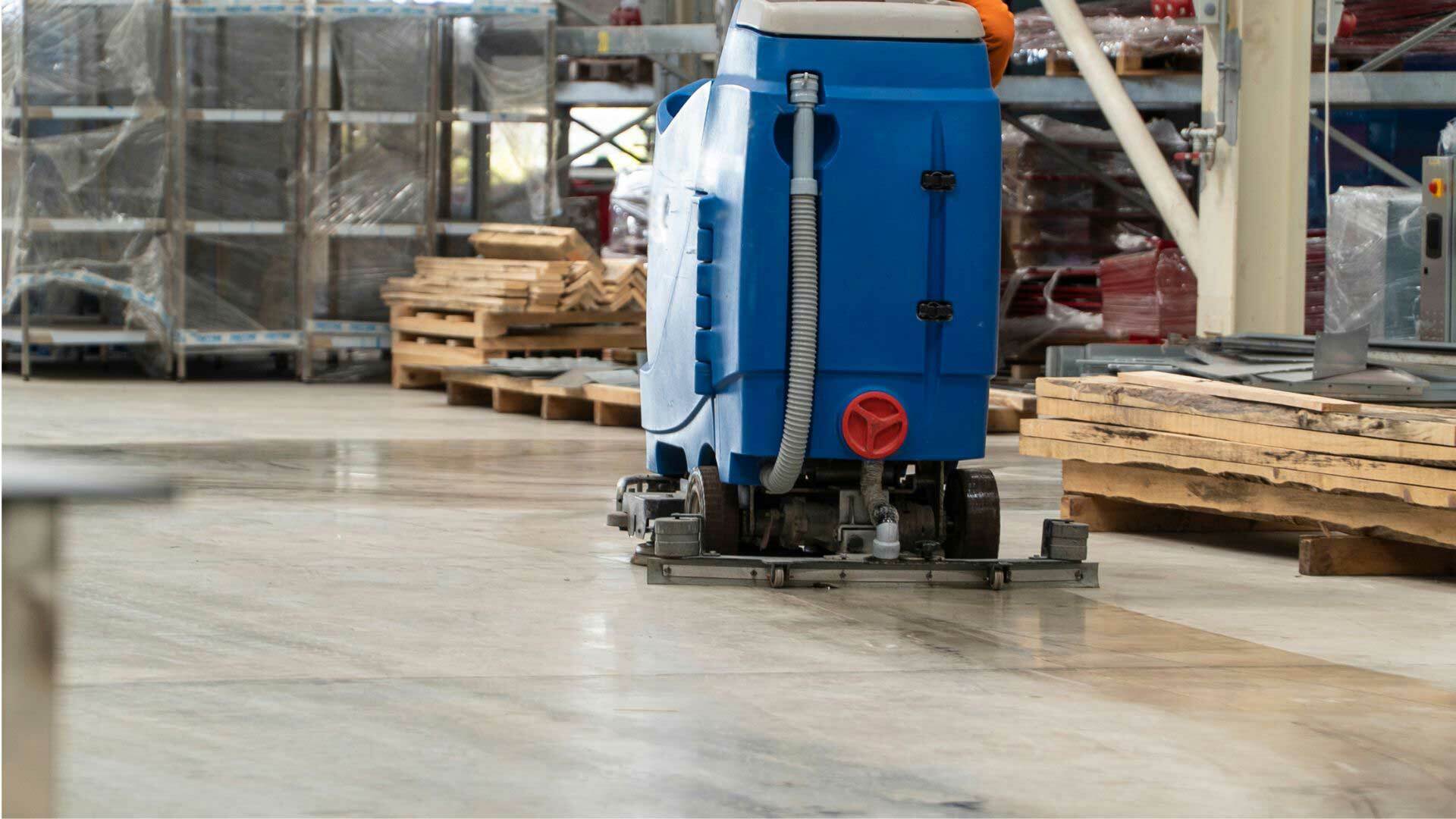 Commercial floor machine efficiency