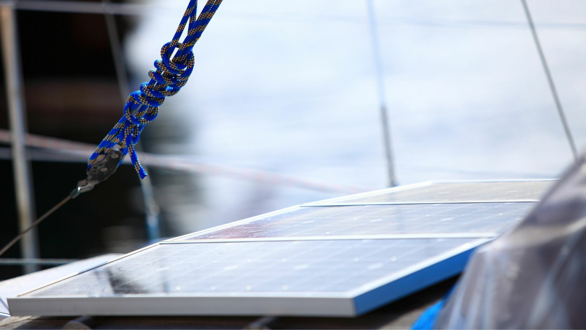 Solar Panels On A Sailboat Solar Panels On A Sailboat