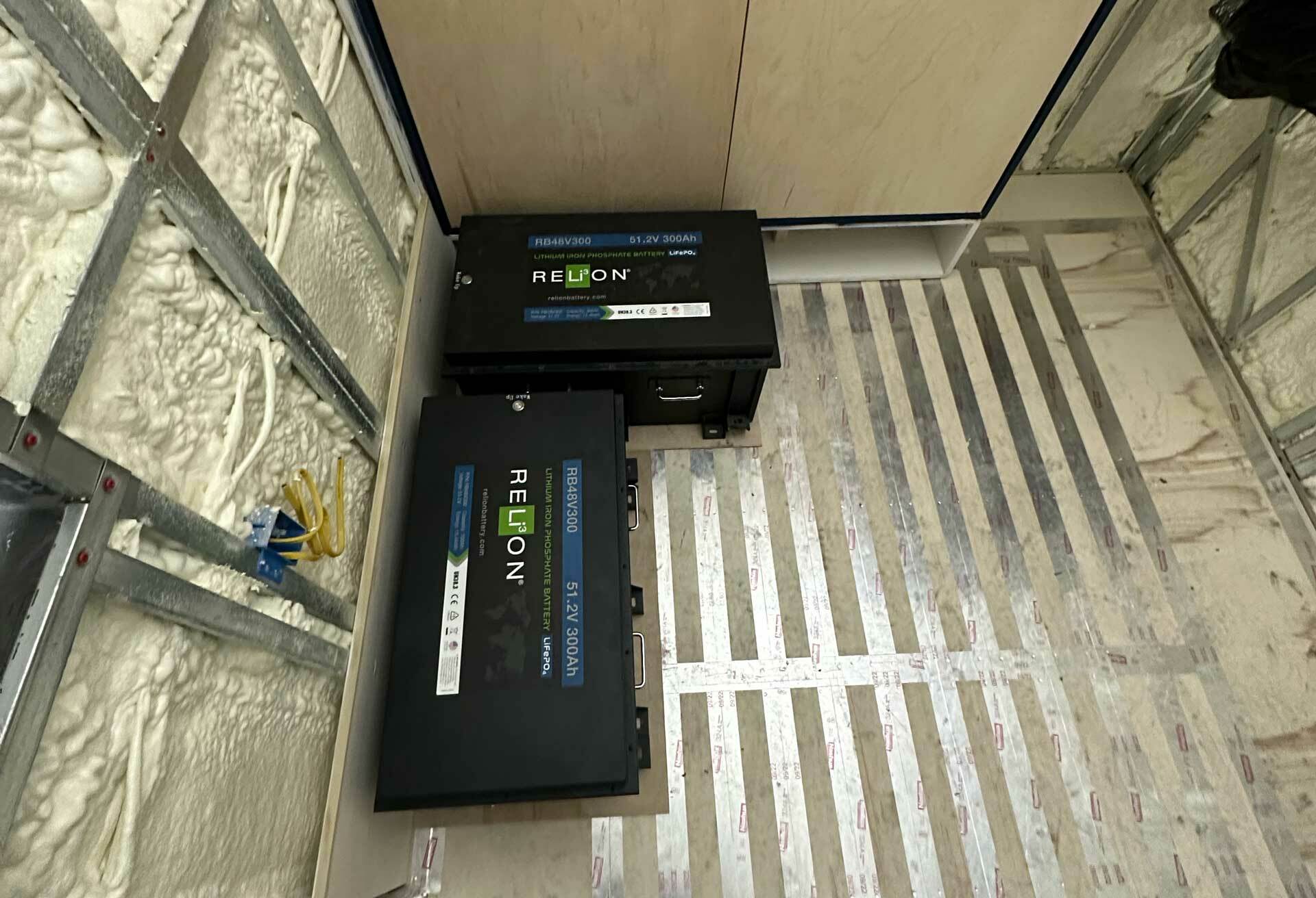 Tiny home lithium battery system Tiny home lithium battery system
