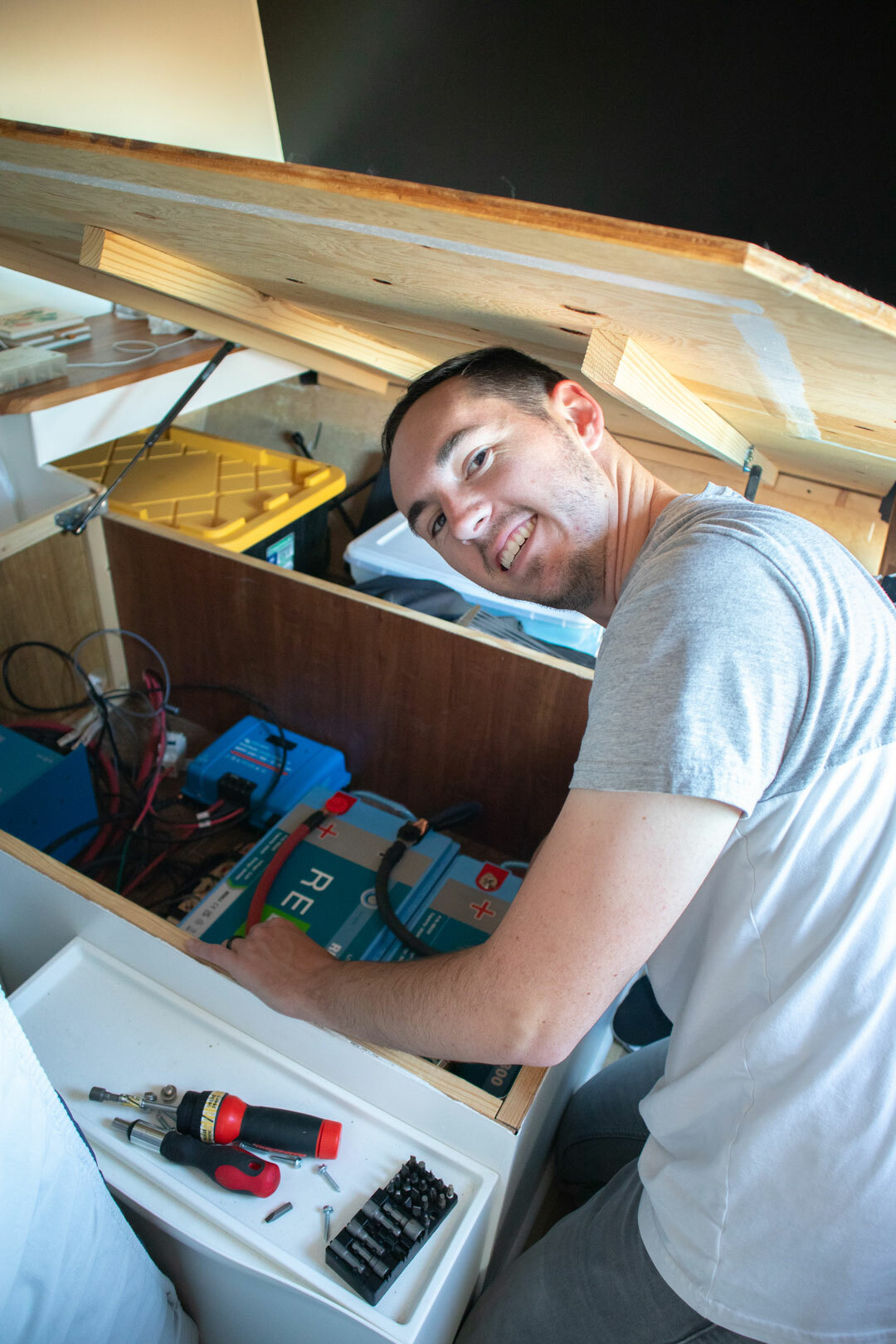 Jared and Kayla Lithium RV Battery Install Jared and Kayla Lithium RV Battery Install