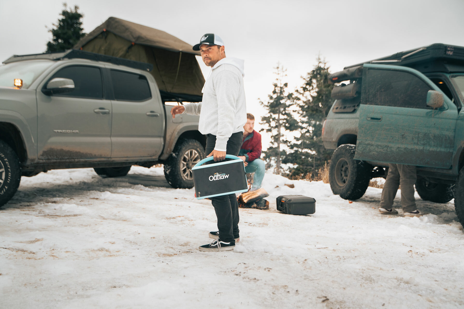 Outlaw Portable Power Station In Outdoor Environment Outlaw Portable Power Station In Outdoor Environment