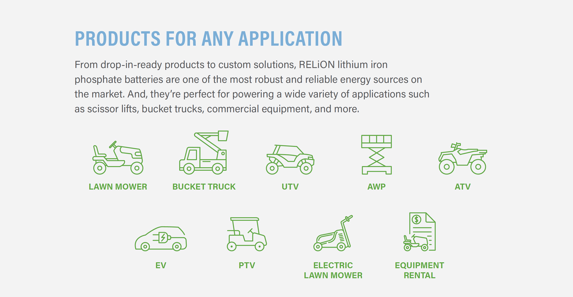 Products For Any Outdoor Application